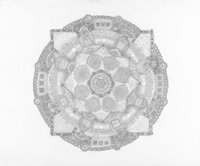 Corwin Levi, Mandala, ink and pencil on paper, 30x22, 2002. Photo courtesy of artist.